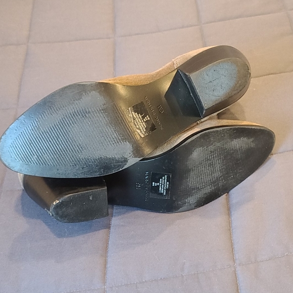 MARC FISHER Olive green/gray suede Chelsea boots - Picture 7 of 8